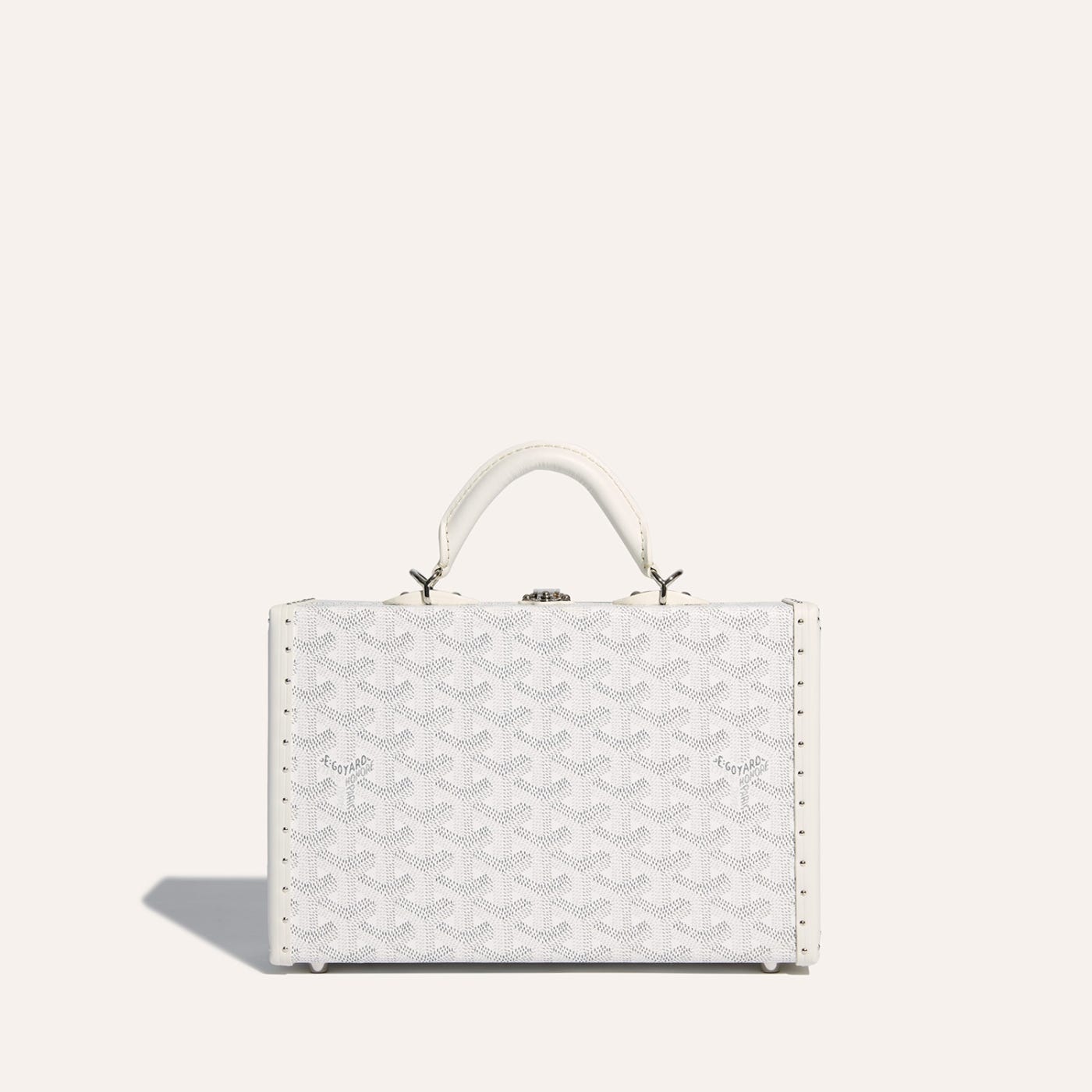 Goyard Grand Hôtel Trunk Bag White - Image 2